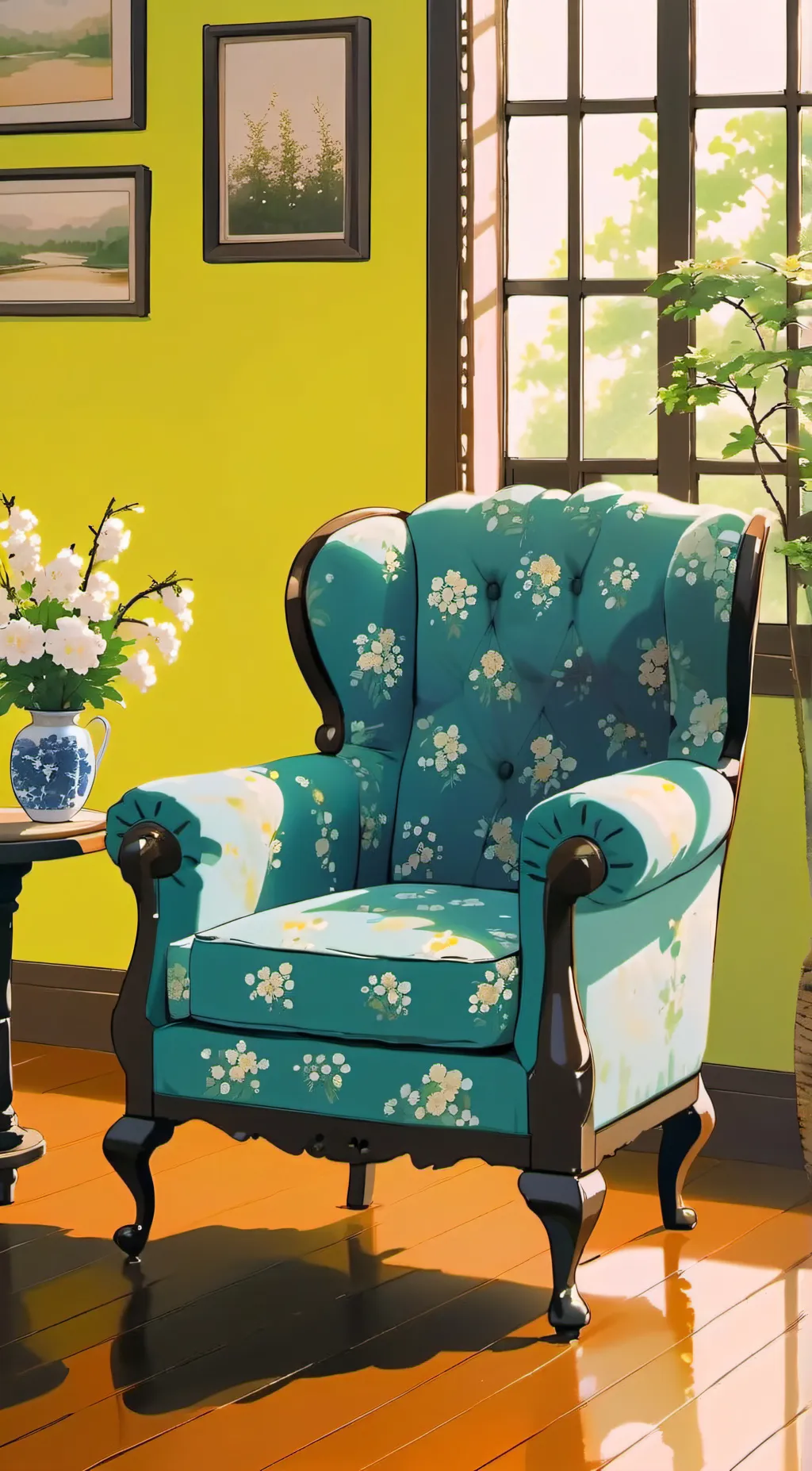 ai character: Chair background
