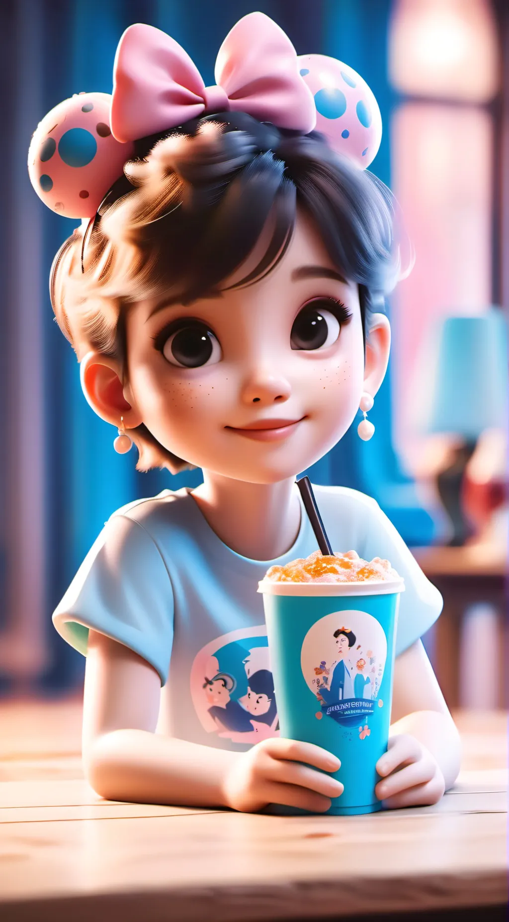 ai character: lily background