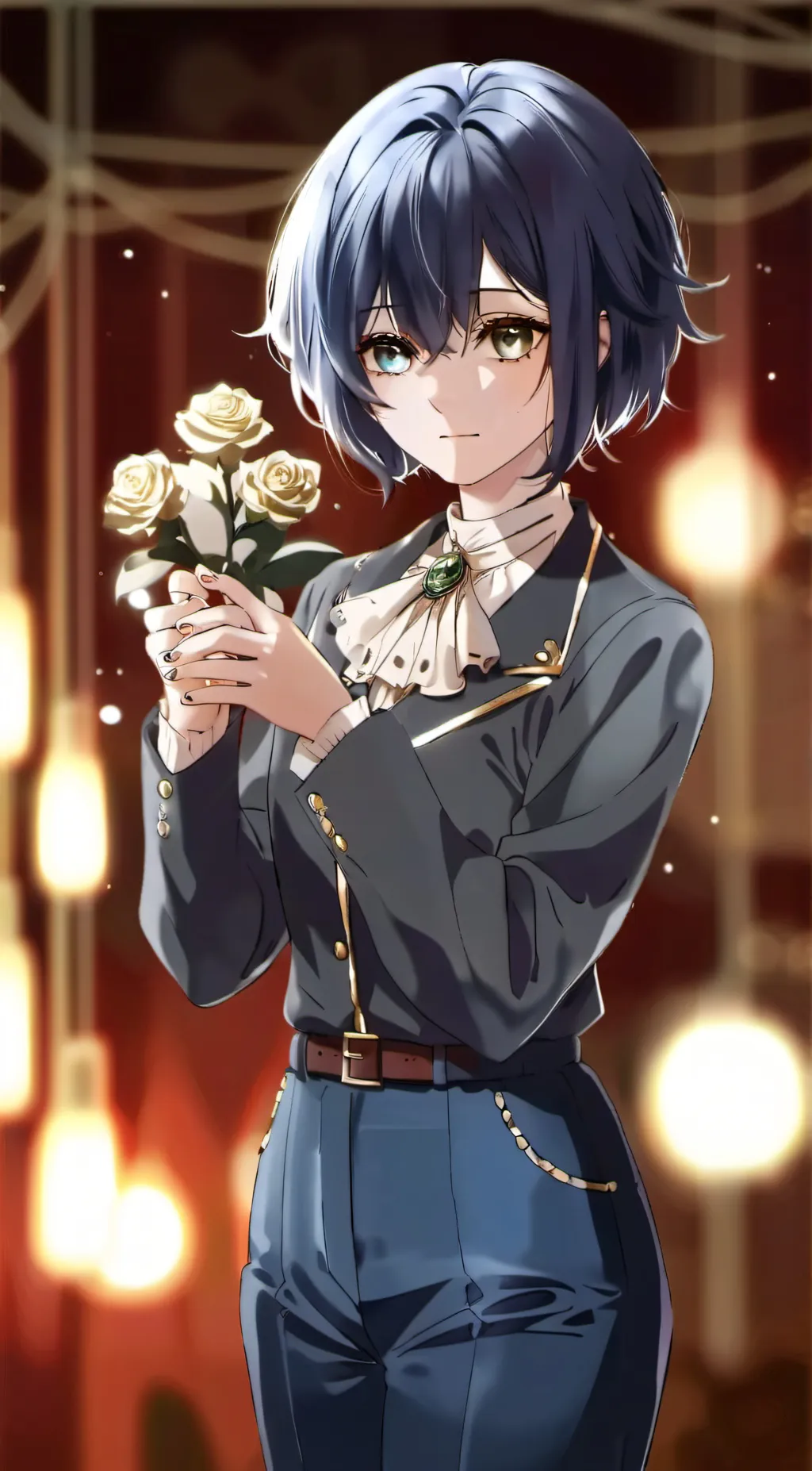 ai character: Eimi Omi background