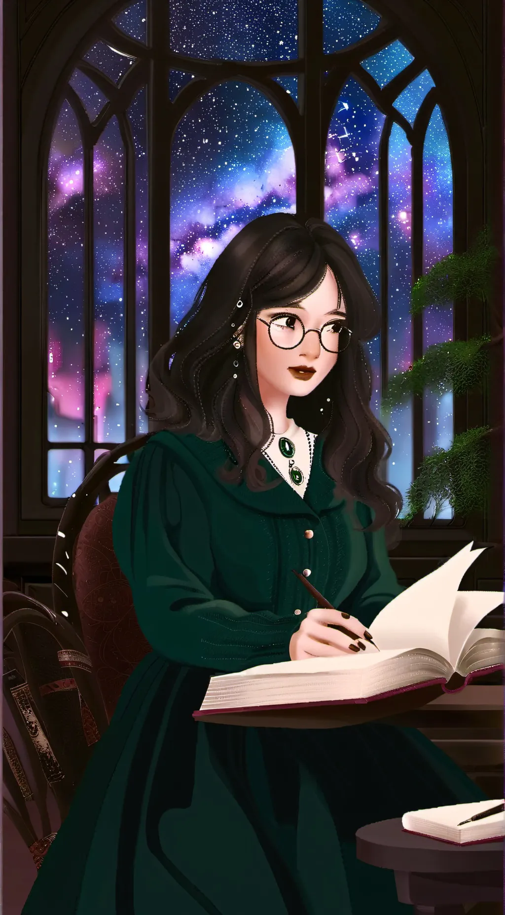 ai character: Dark Princess background
