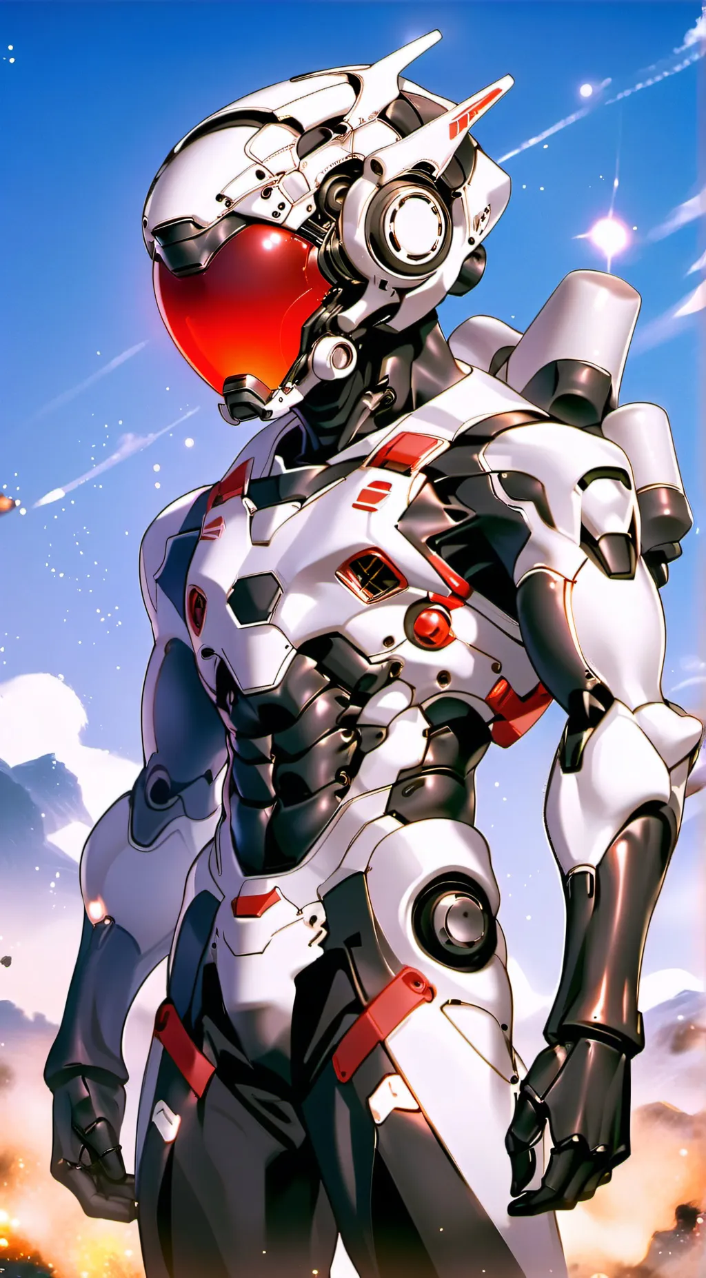 ai character: titan speakerman  background