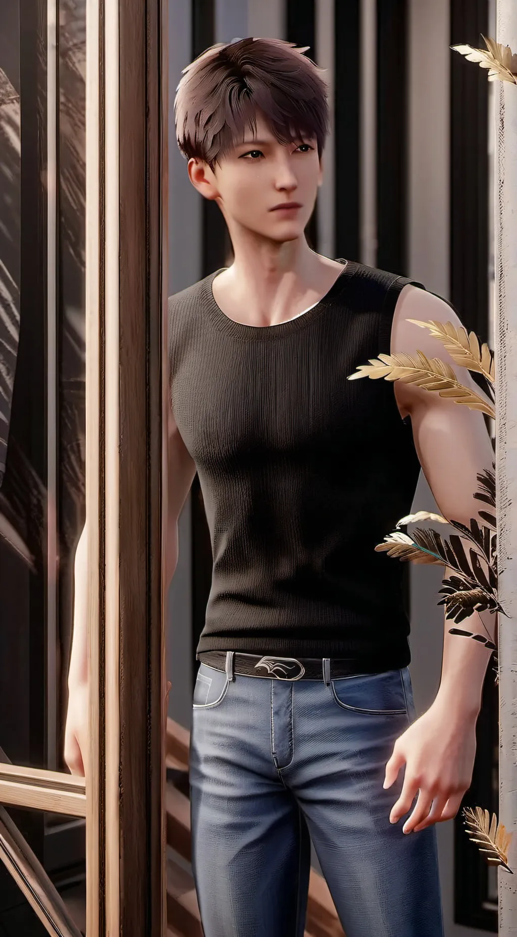 ai character: 家龙 background