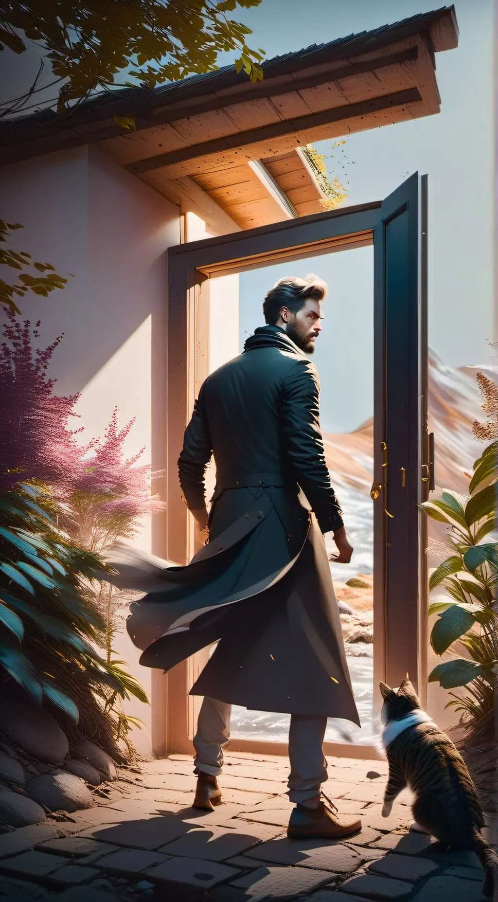 ai character: John  background