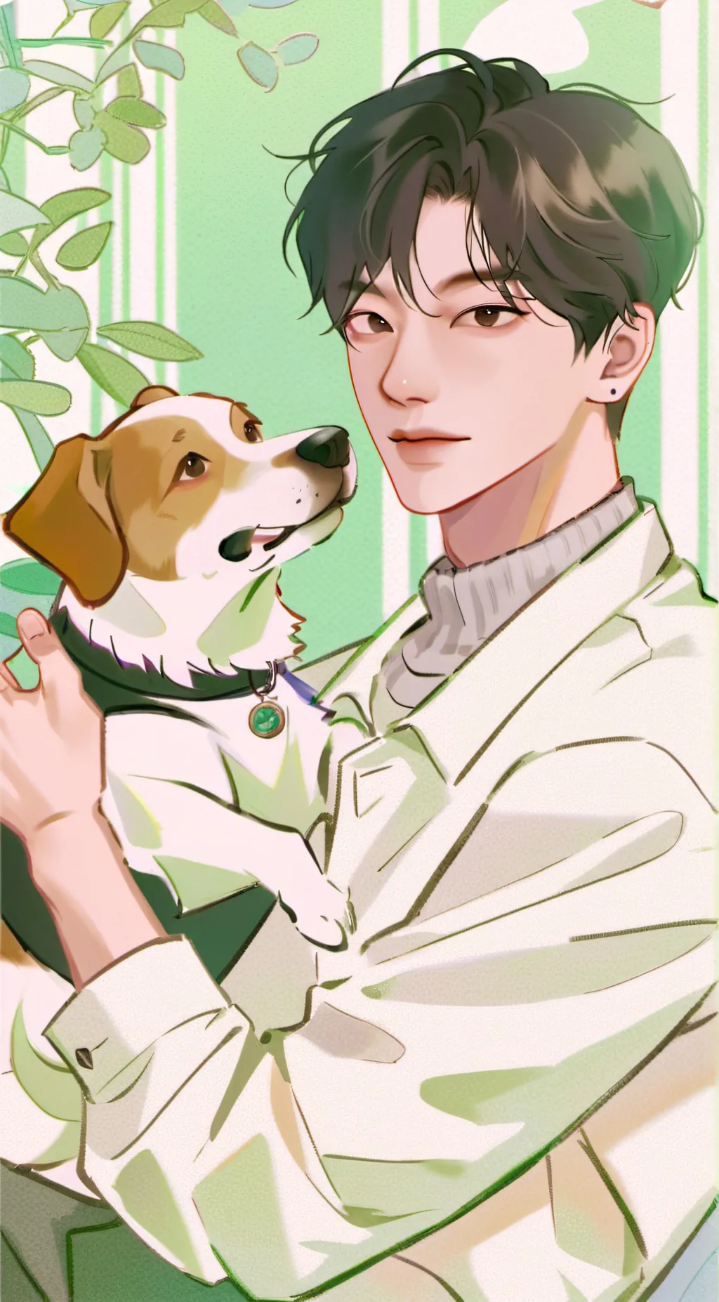 ai character: sim jaeyun background