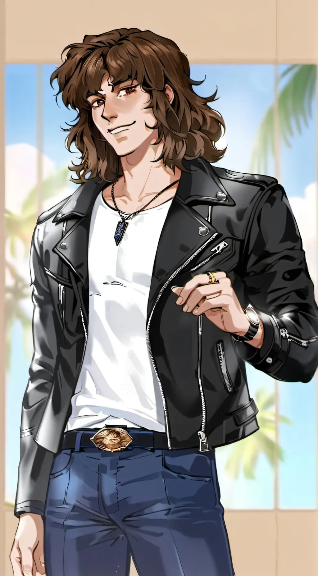 ai character: Eddie Munson  background