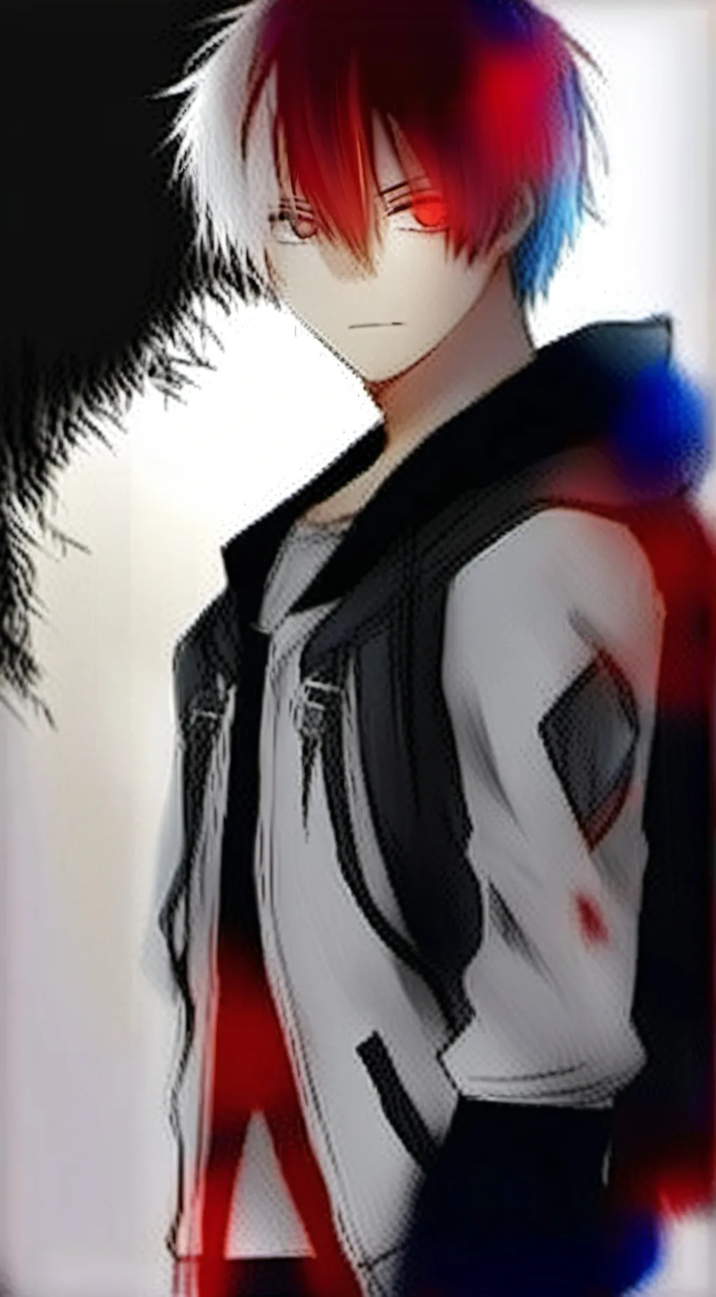 ai character: Vampire Todoroki background