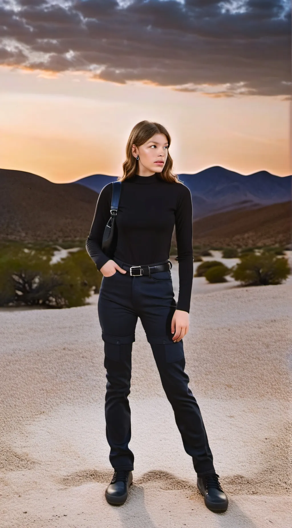 ai character: Ellie  background