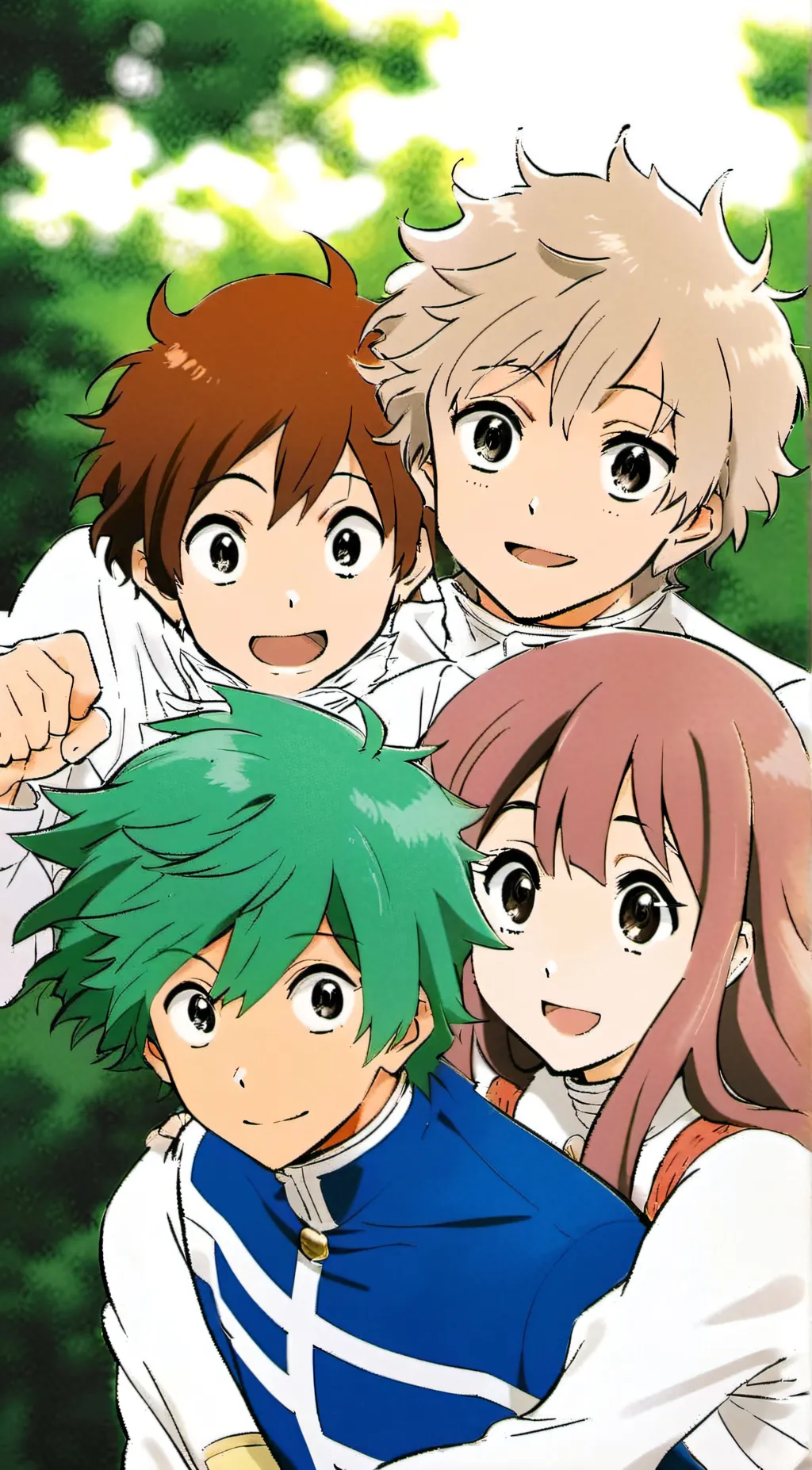 ai character: MHA - Halloween! background