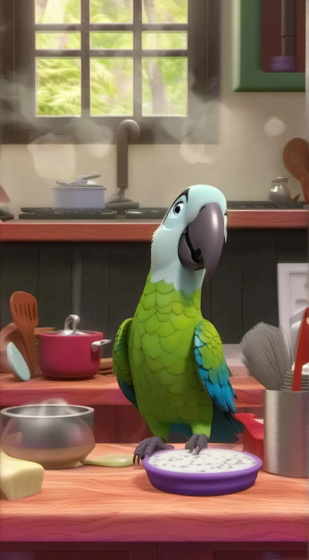 ai character: Pierre background