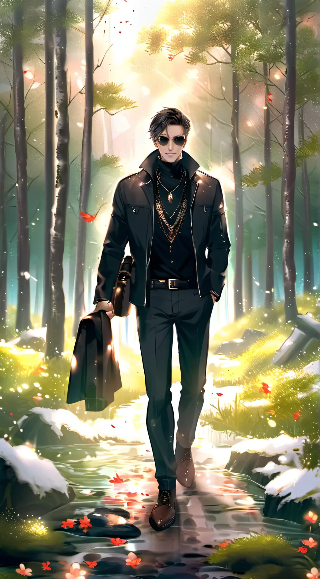ai character: jordan matter  background