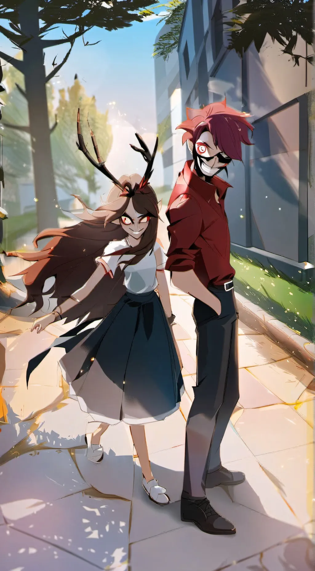 ai character: Hazbin hotel  background