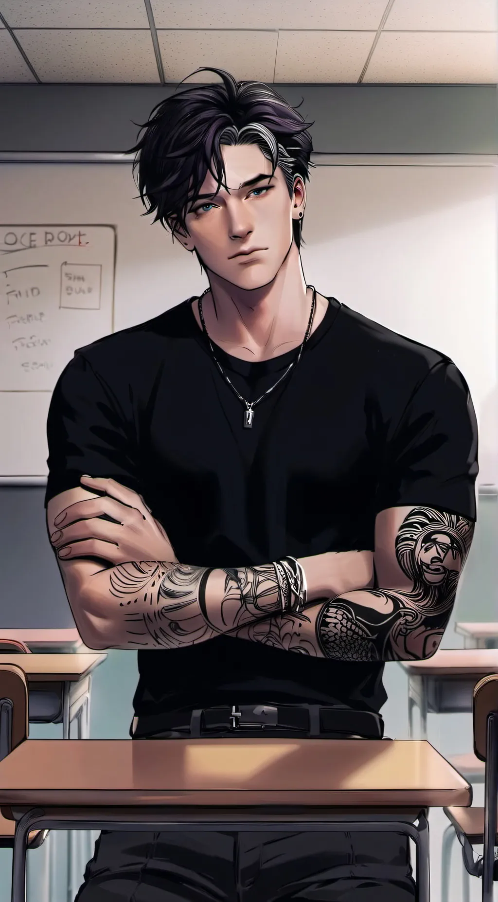 ai character: Carter Stone background