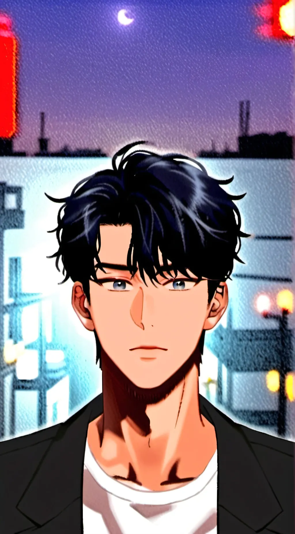 ai character: Sung Jin Woo background