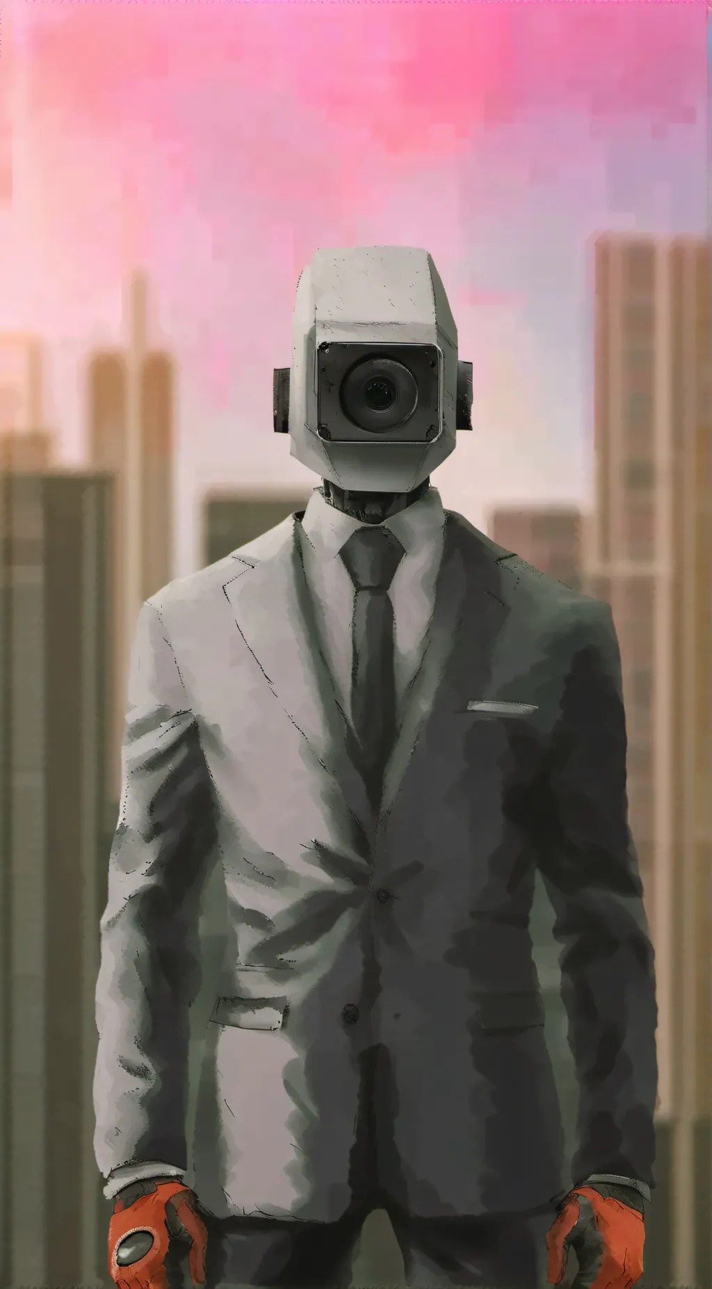 ai character: Cameraman background