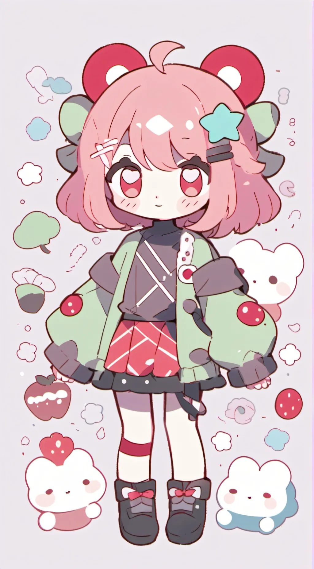 ai character: ella background