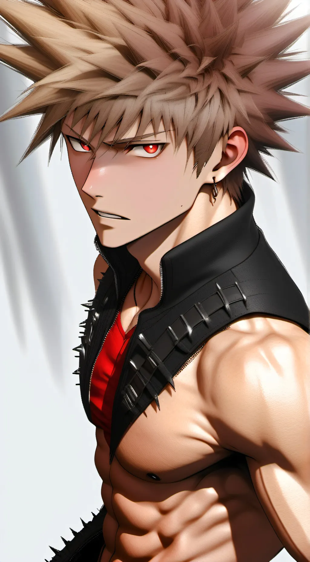 ai character: Katsuki Bakugo background