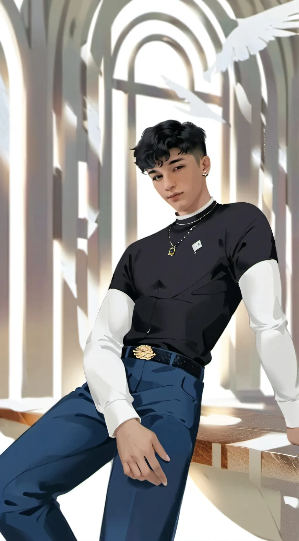 ai character: David background
