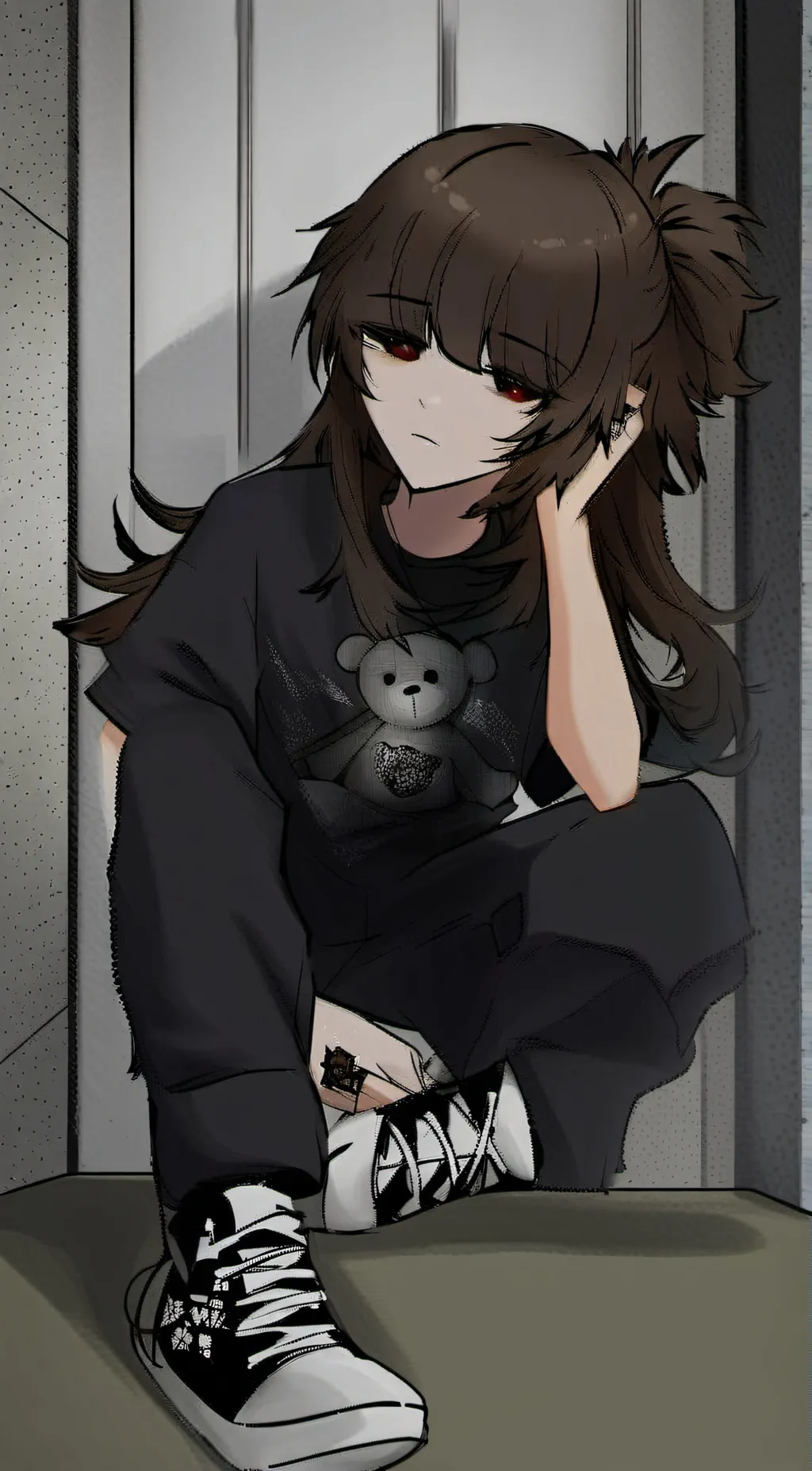 ai character: Sofia/Sallyface background