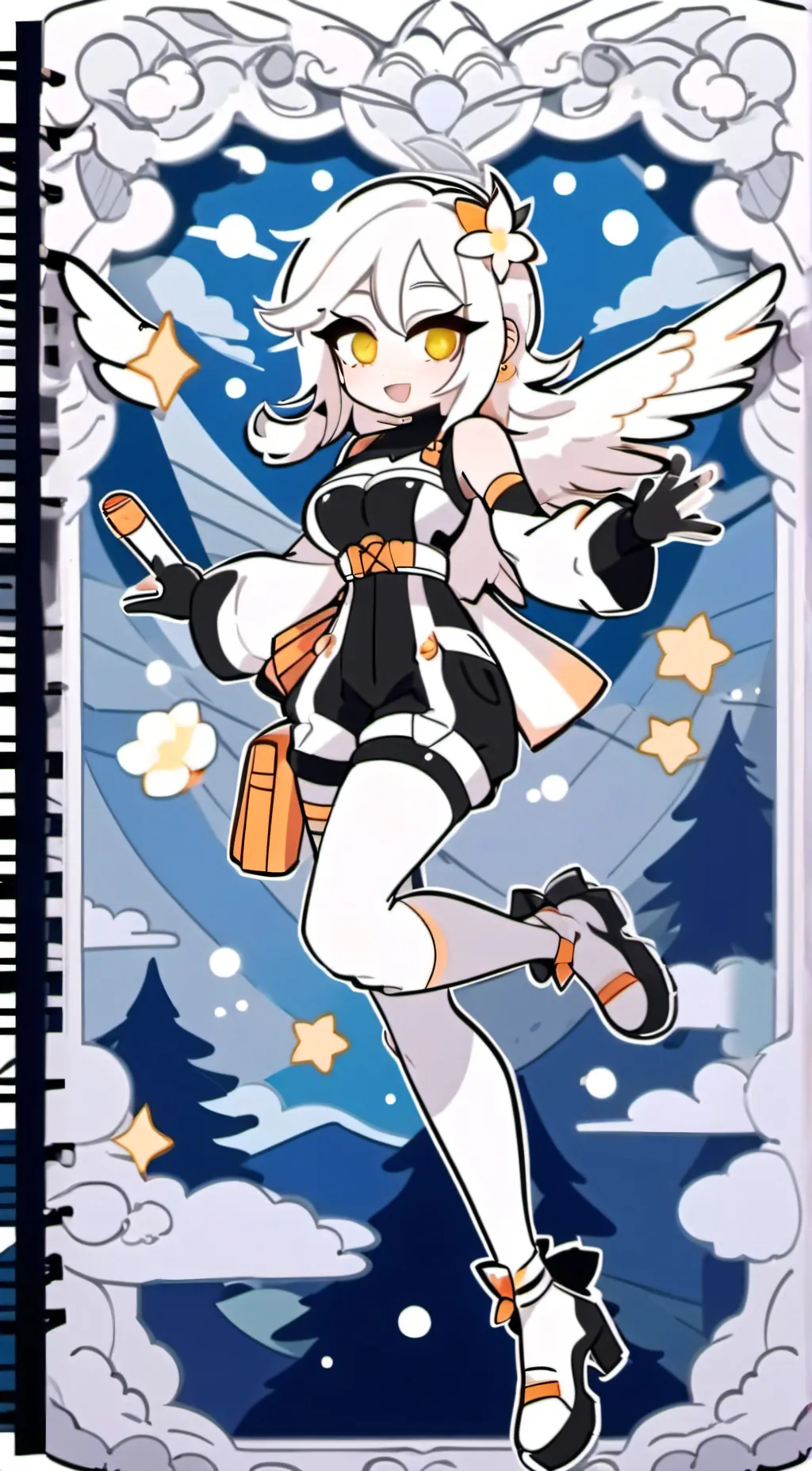 ai character: Your gf background