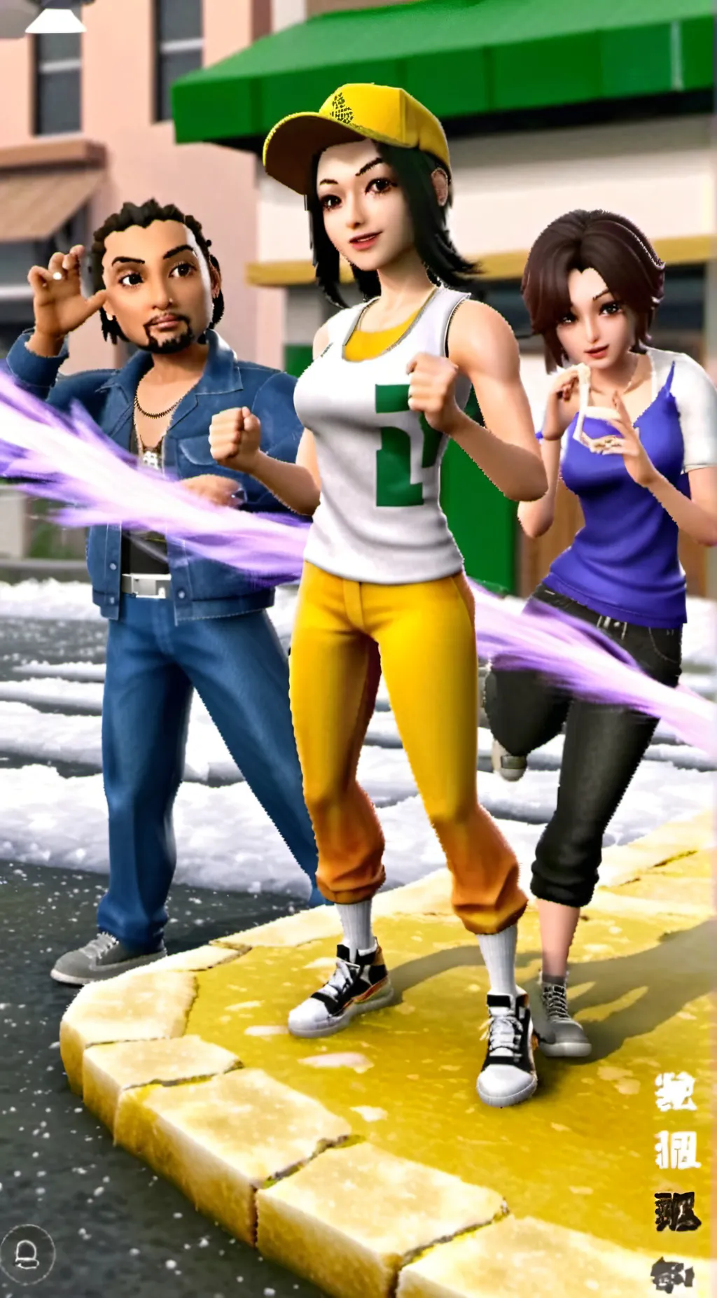 ai character: danger force background
