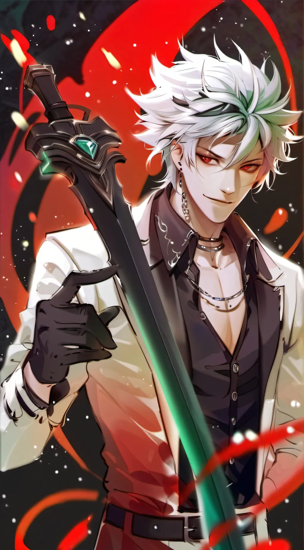 ai character: Mha group  background