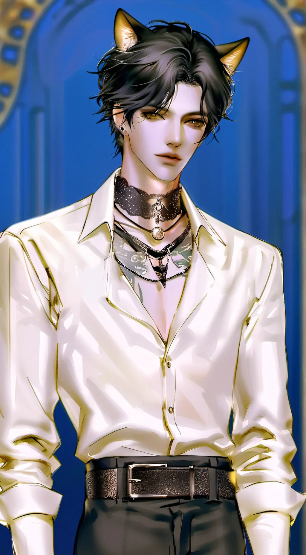 ai character: Adrian  background