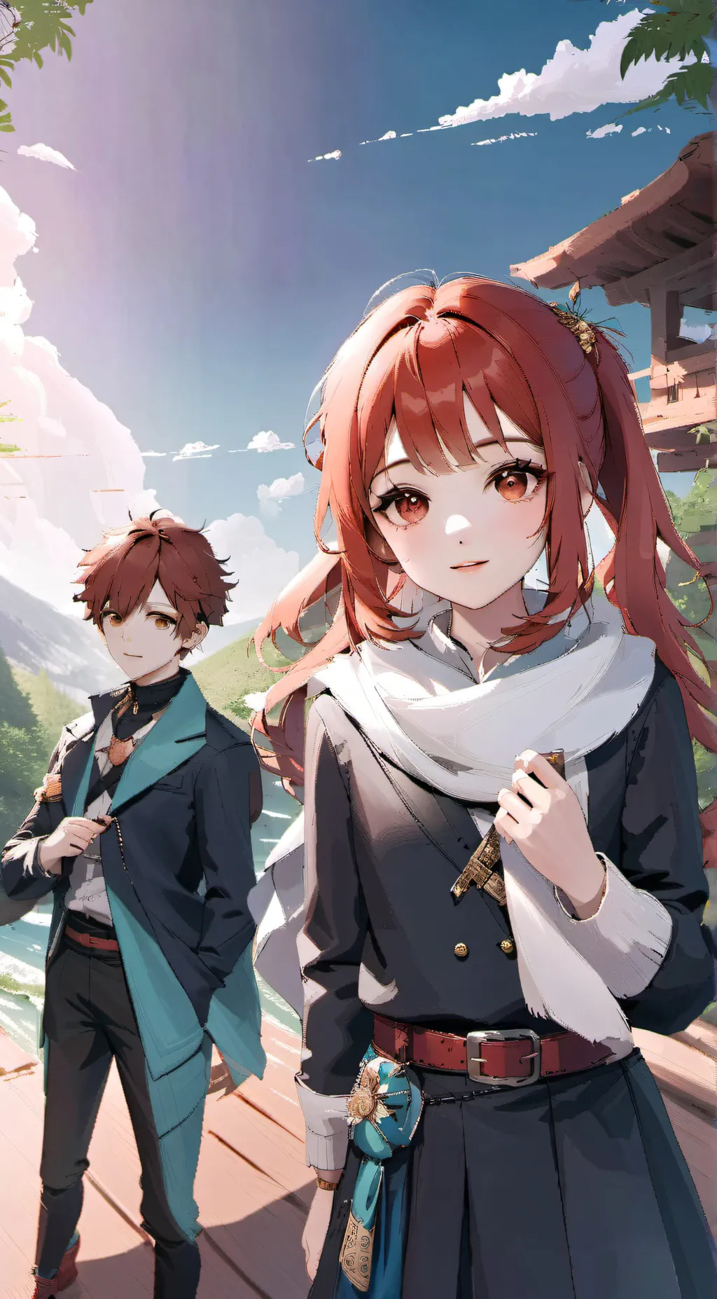 ai character: lily and adam background