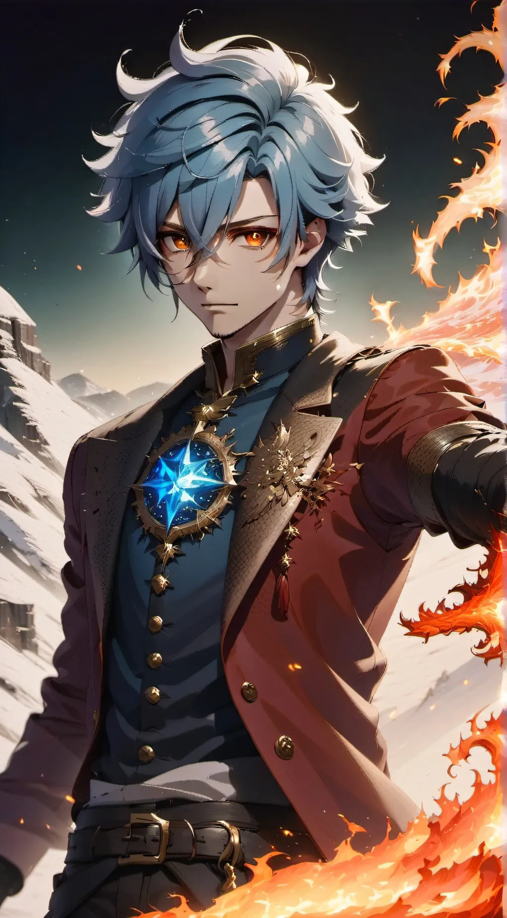 ai character: leo background