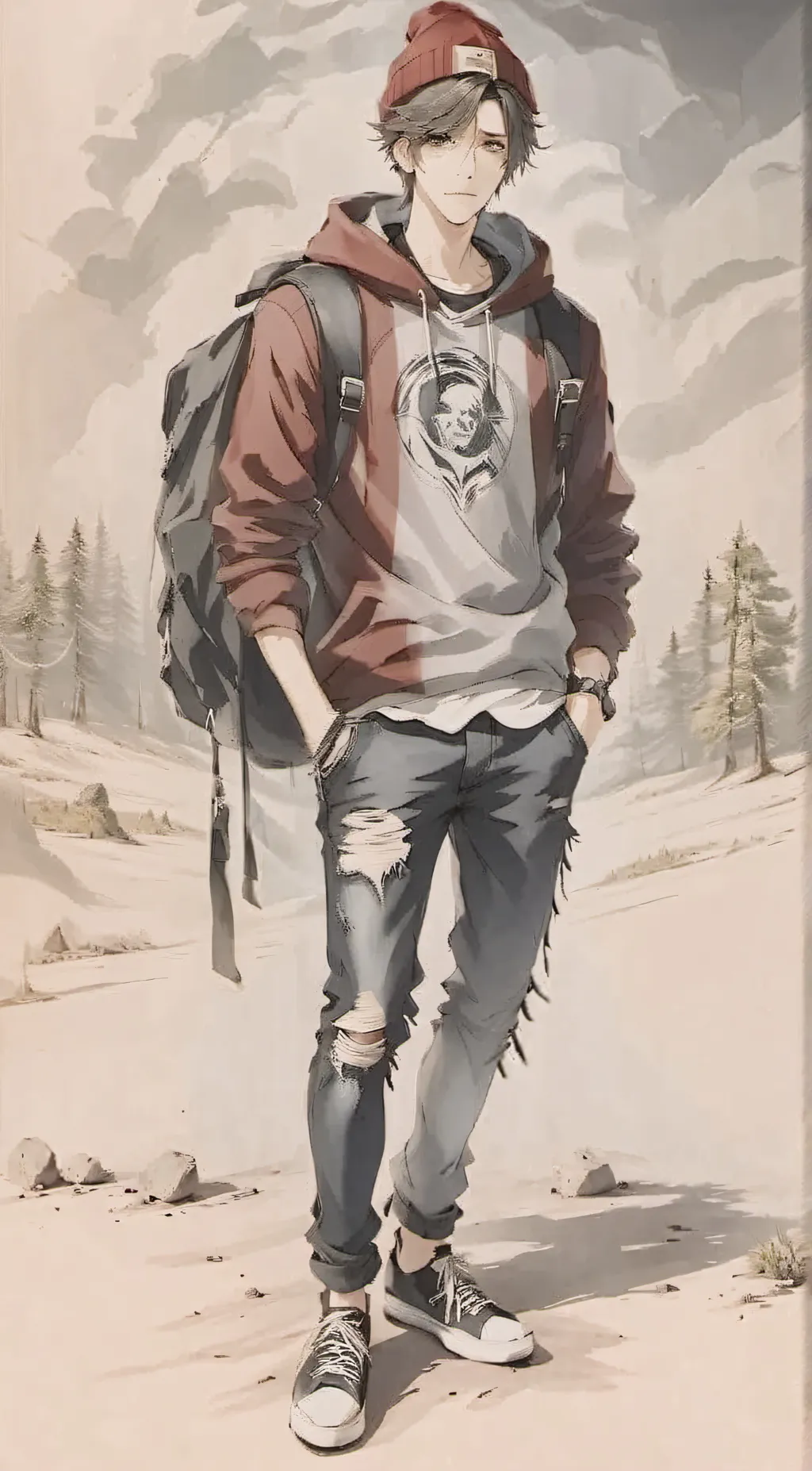 ai character: Milo background