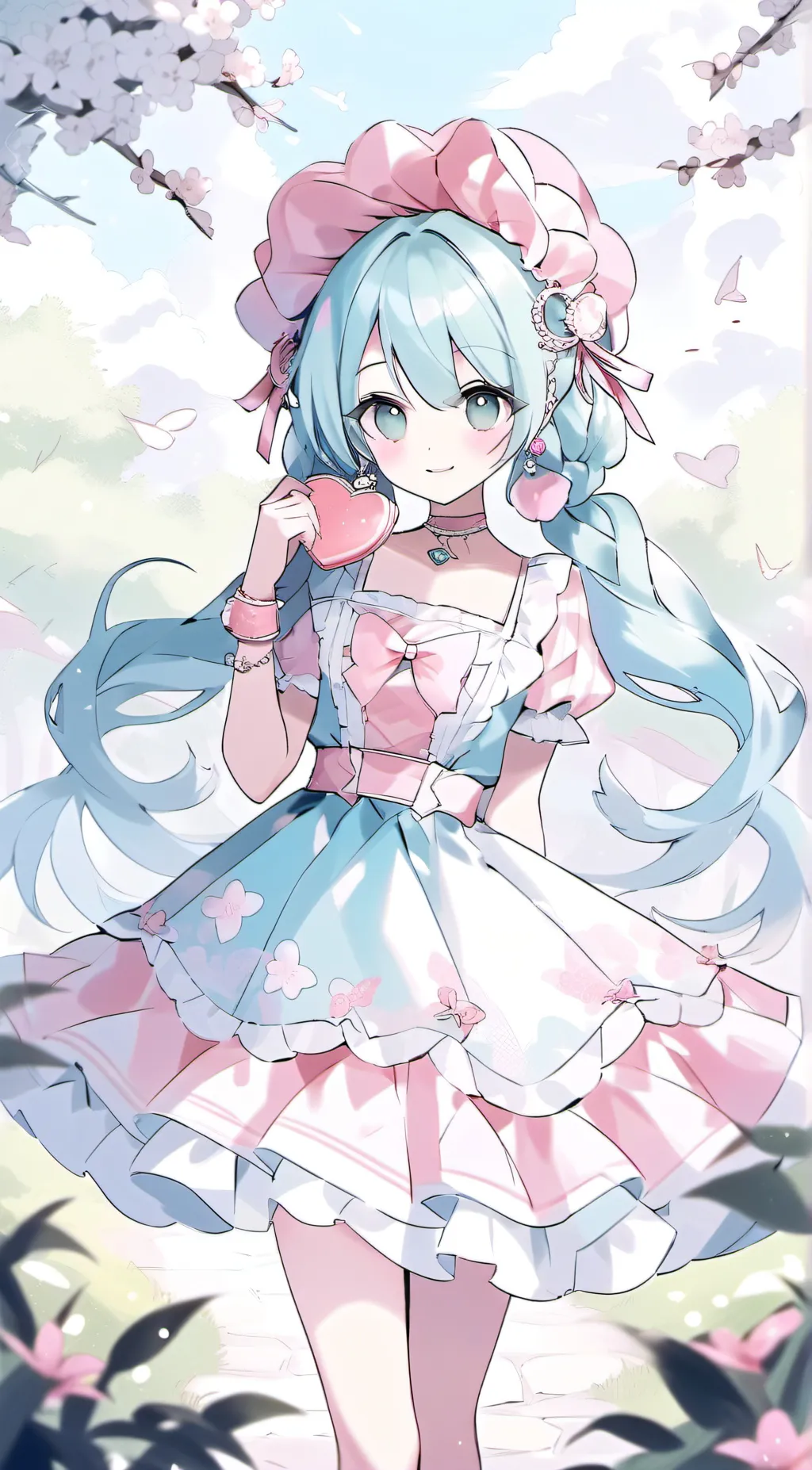 ai character: Miku background