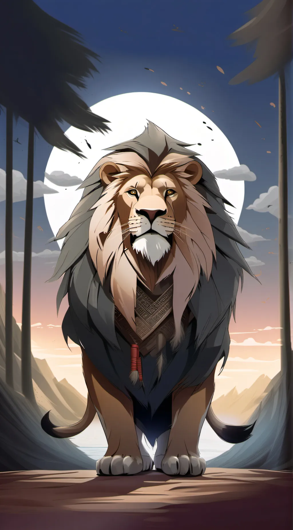 ai character: King Mohatu  background