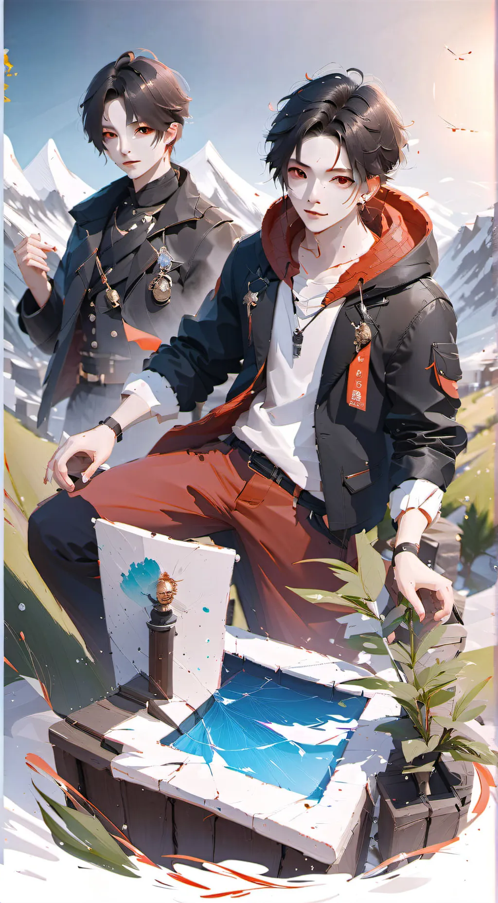 ai character: Evan background