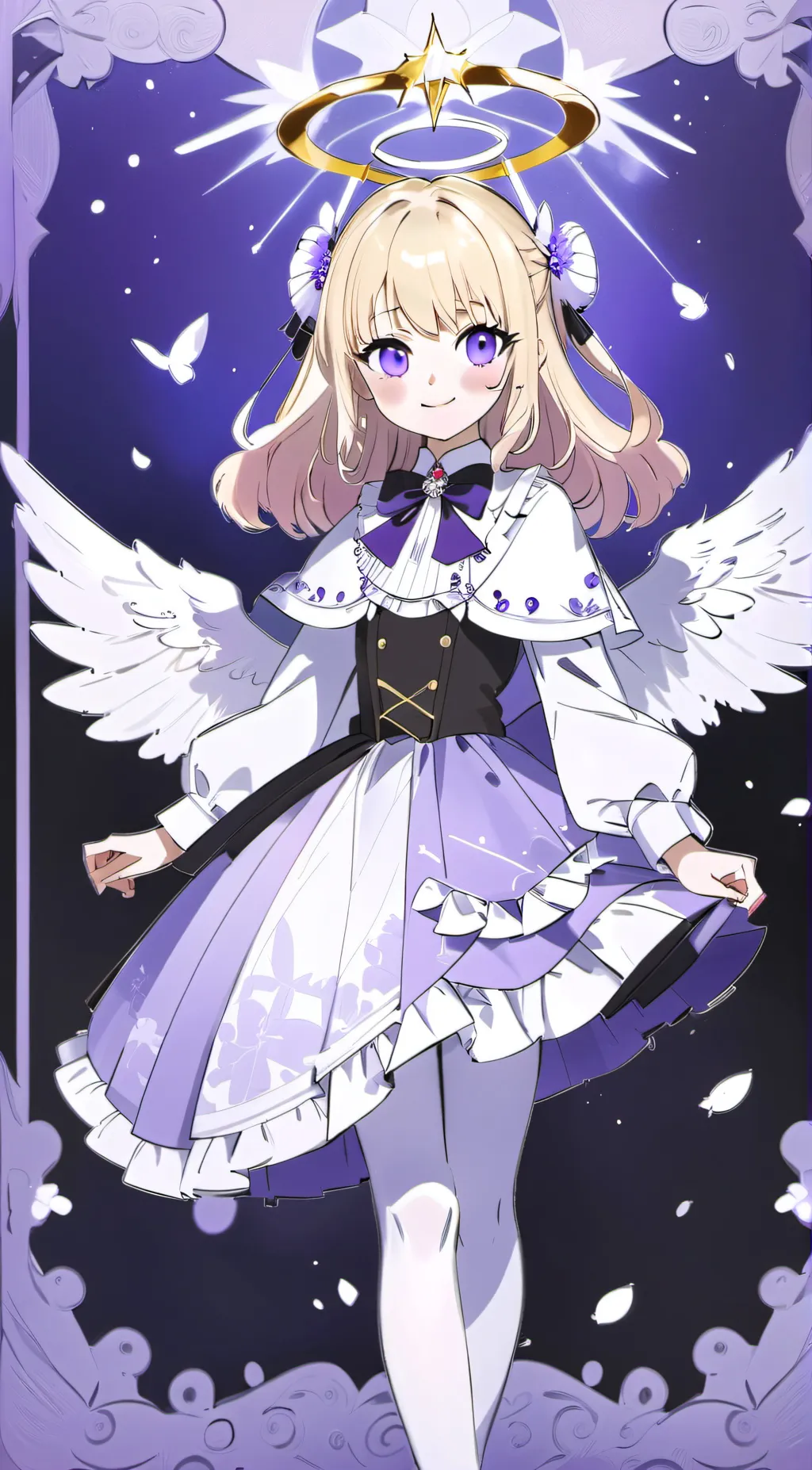 ai character: Angel  background