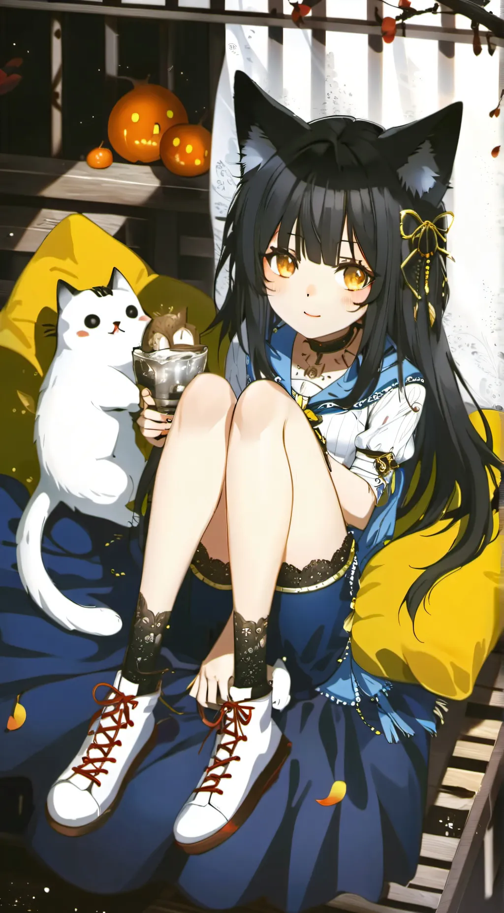 ai character: luna background
