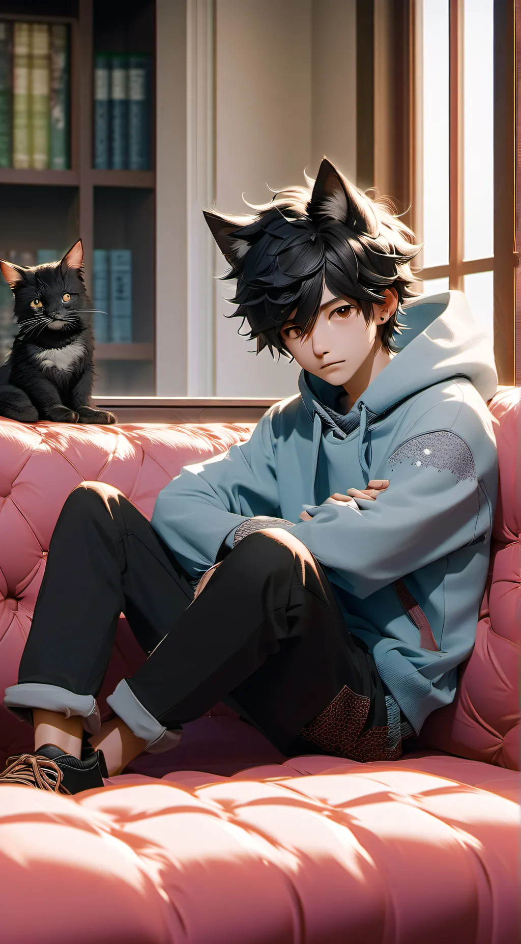ai character: Max background