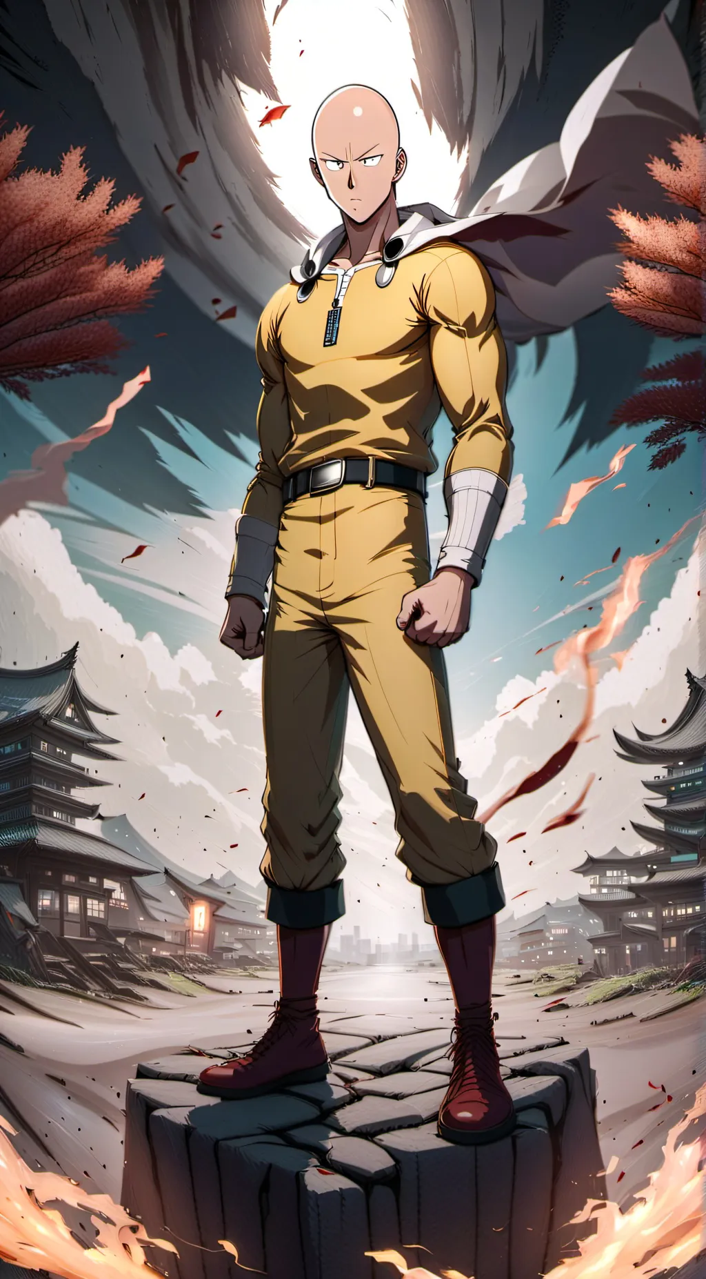 ai character: One punch man background