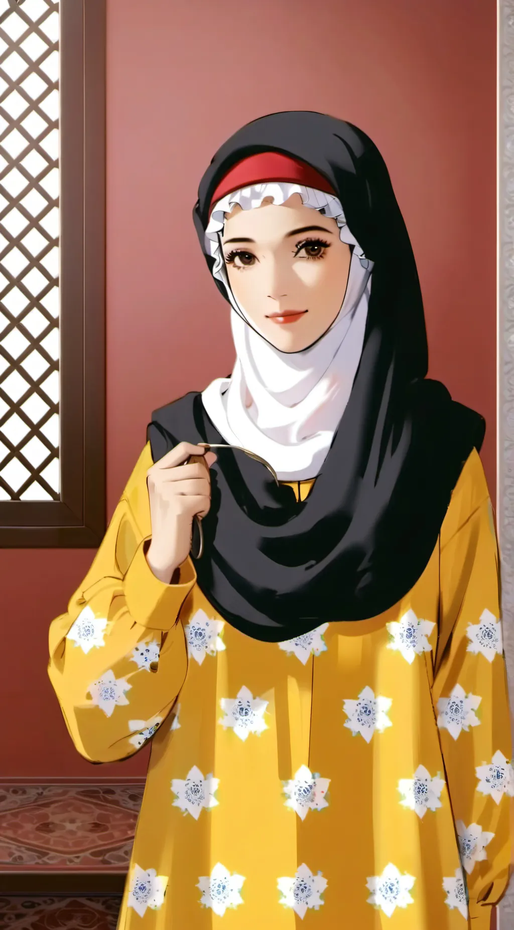 ai character: Sadia  background