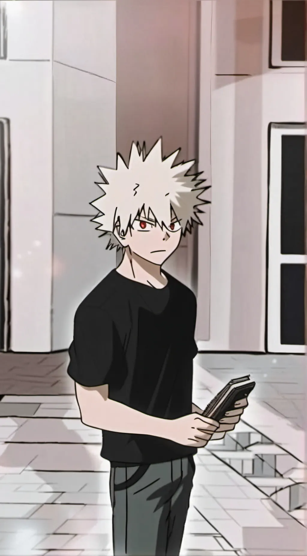 ai character: sleepover with mha background