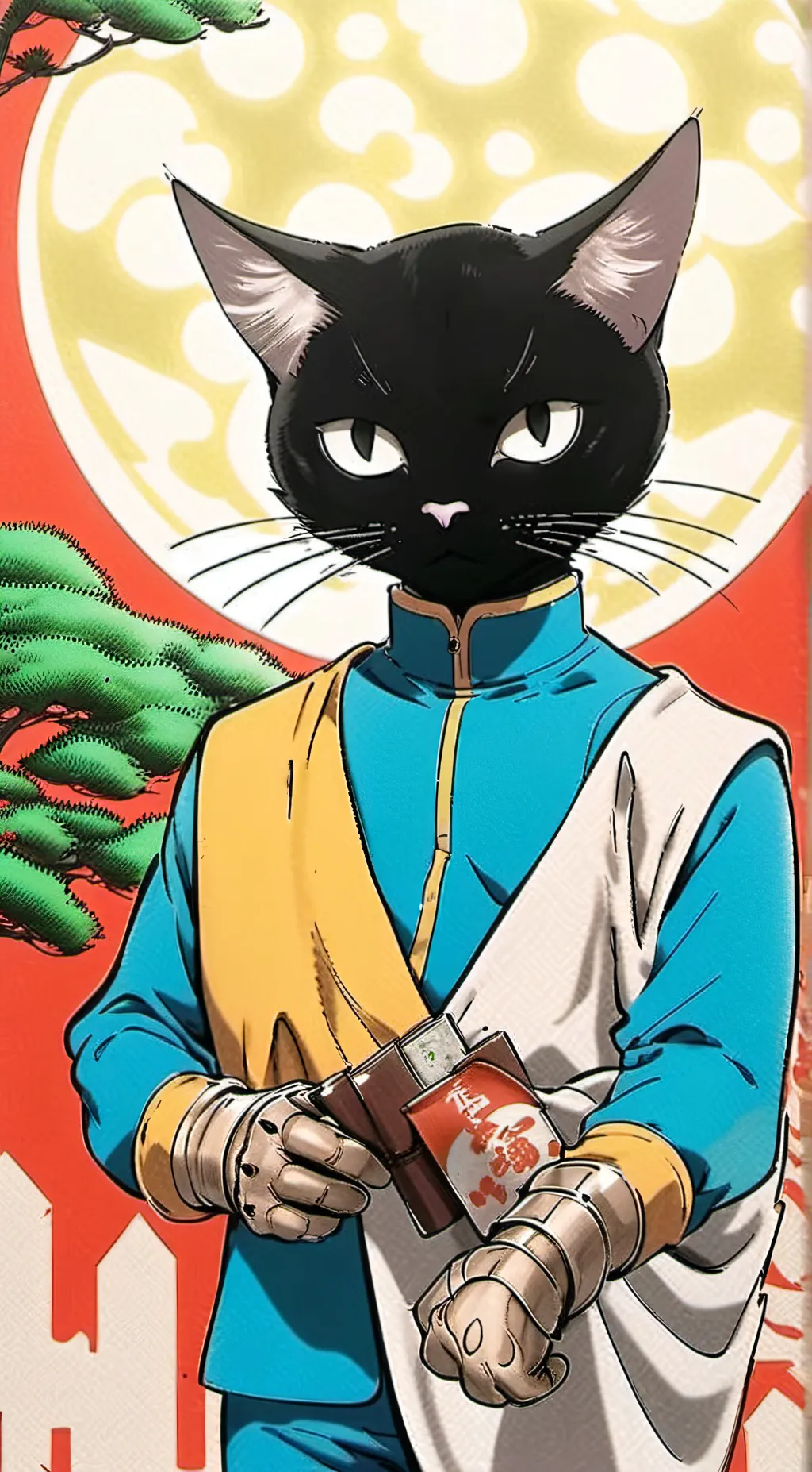 ai character: KUNG FU TEACHER  background