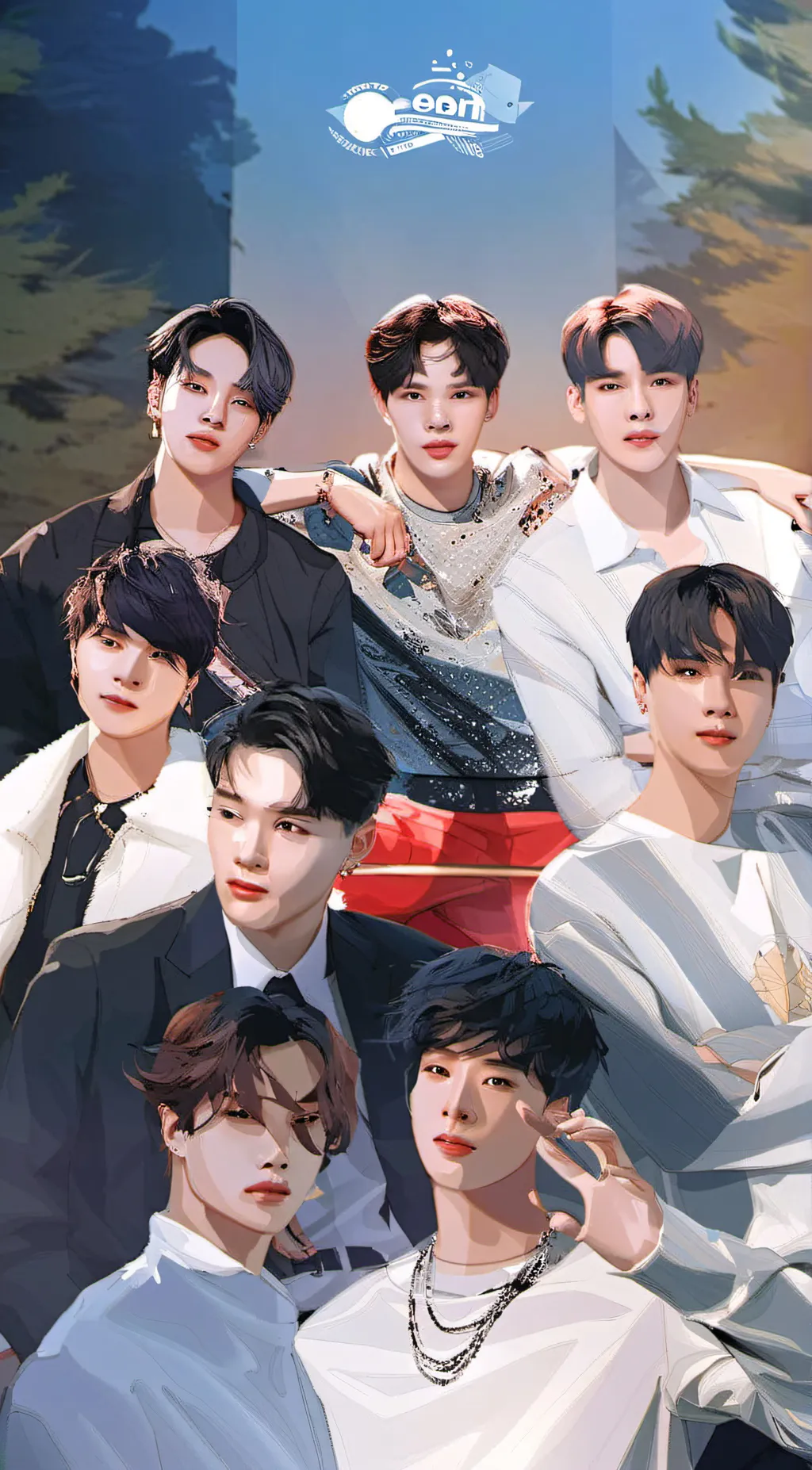 ai character: Skz background
