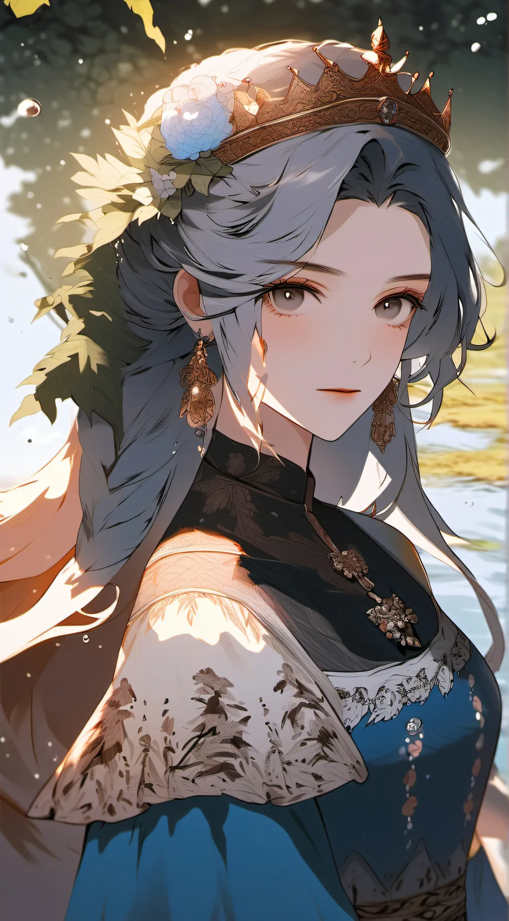 ai character: Queen of Atlantis background