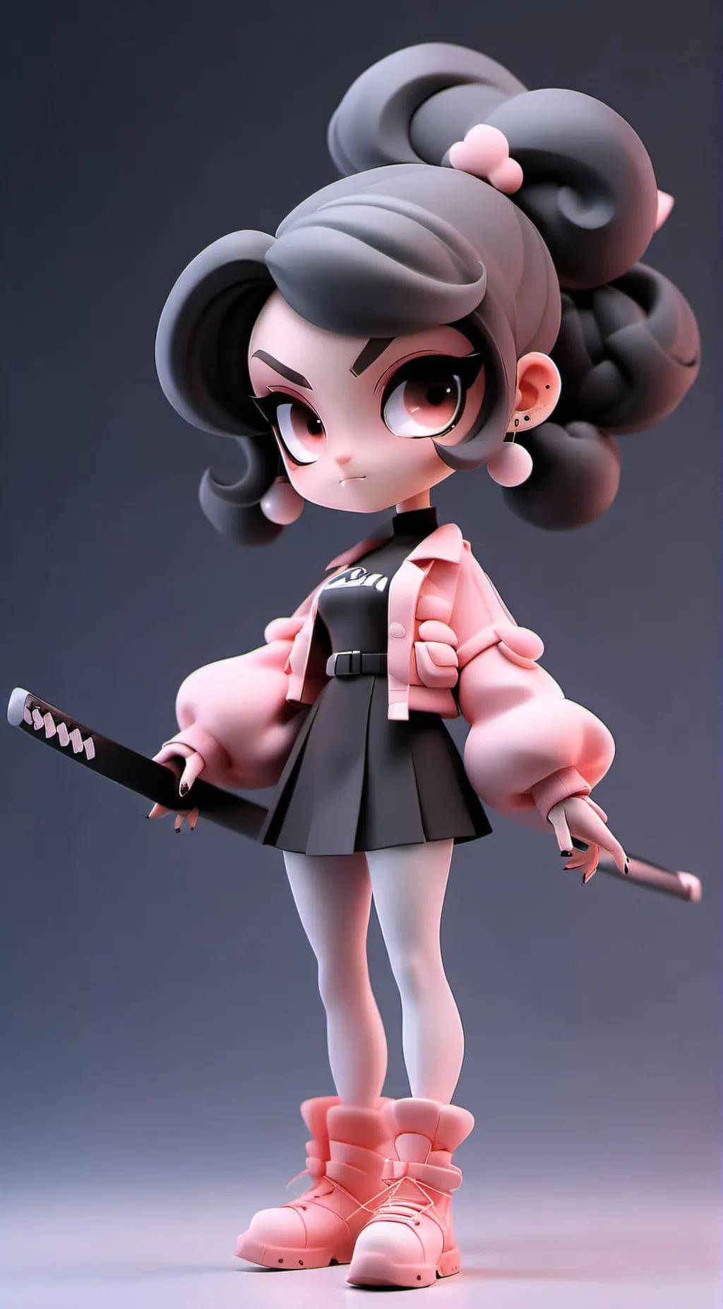 ai character: blossom  background