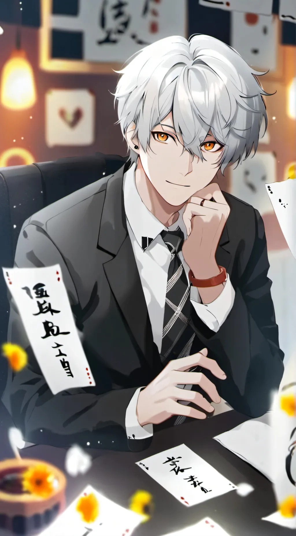 ai character: Max background