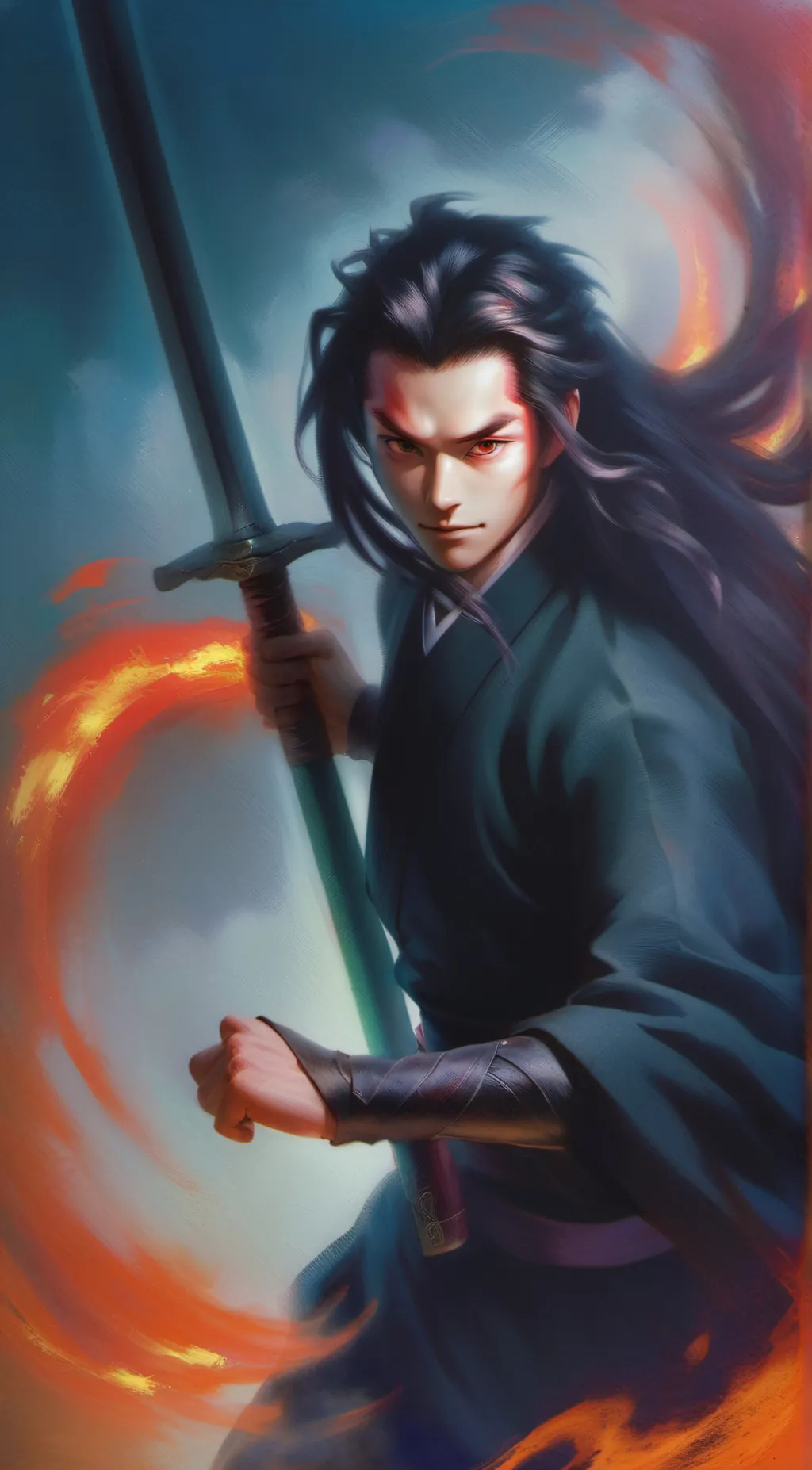 ai character: ~Demon slayers~ background