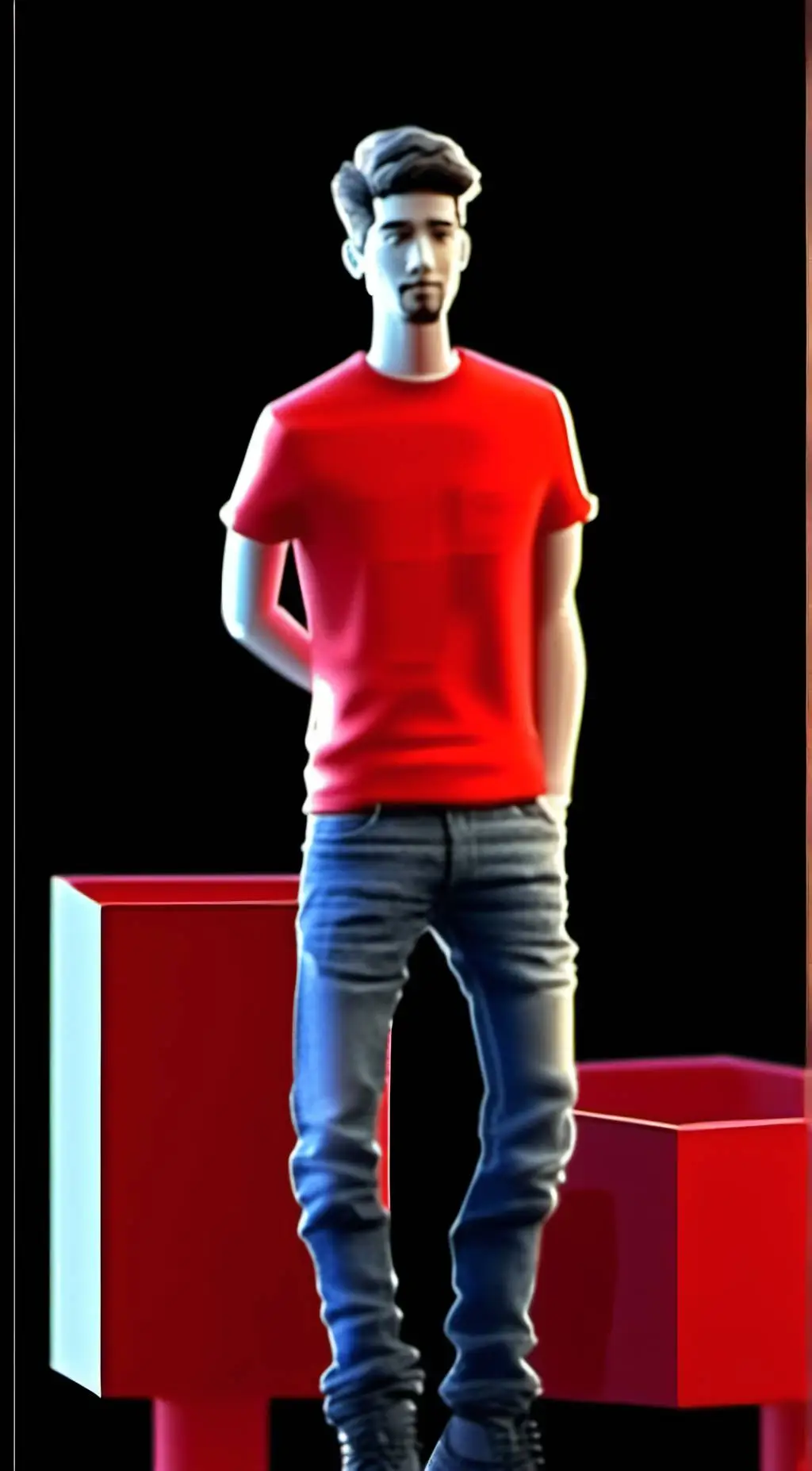 ai character: Null X miss blumie background