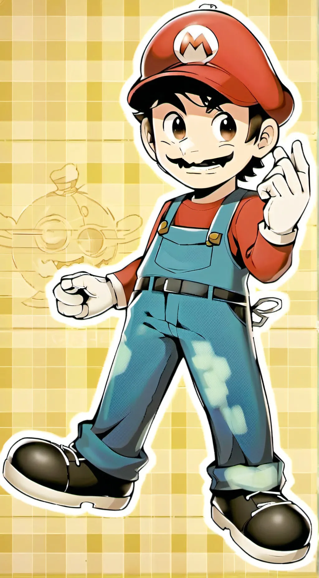 ai character: Marioverse background