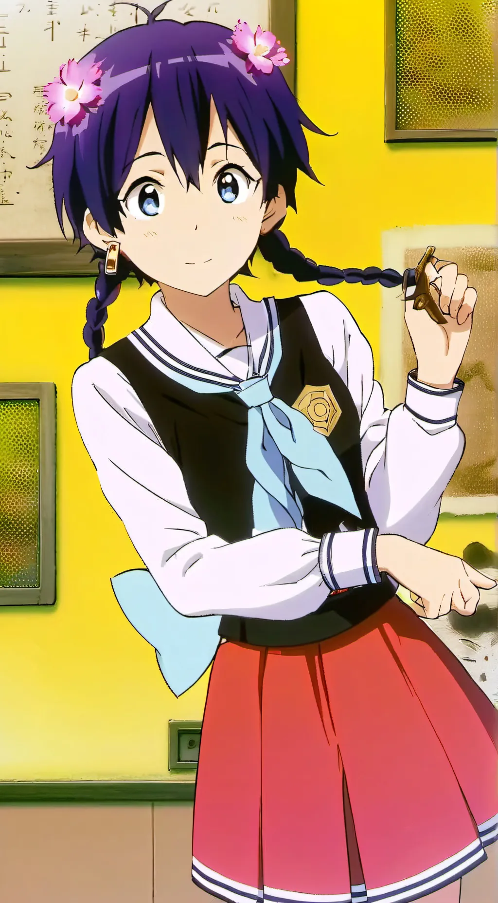 ai character: Raku Ichijō  background