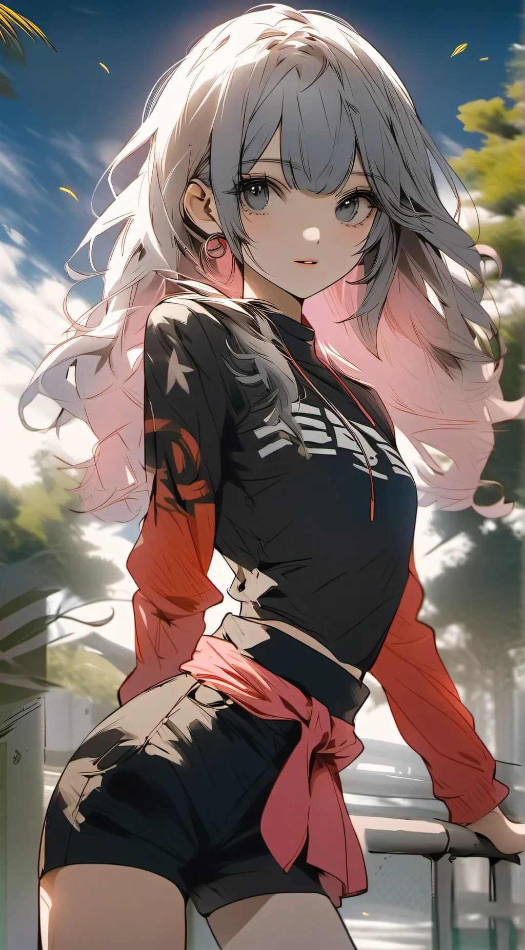 ai character: Keen (Swimsuit)  background