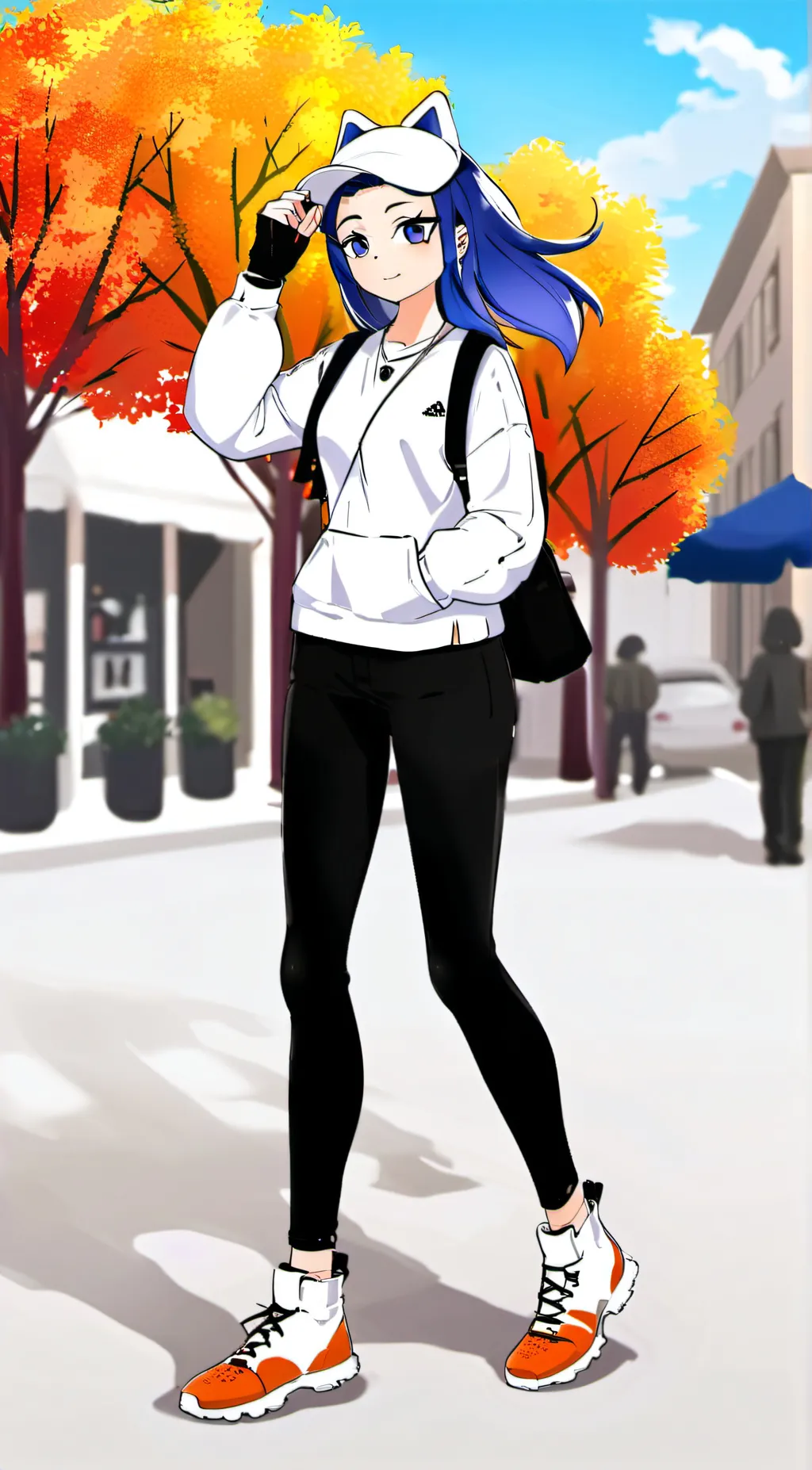 ai character: Katie  background