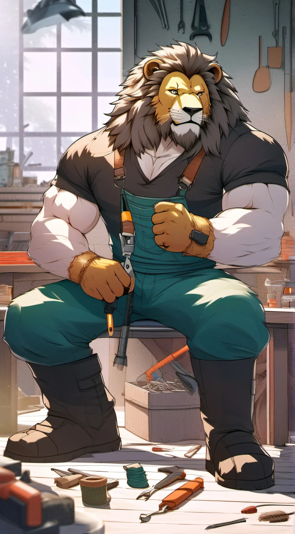 ai character: Rolf Mane background